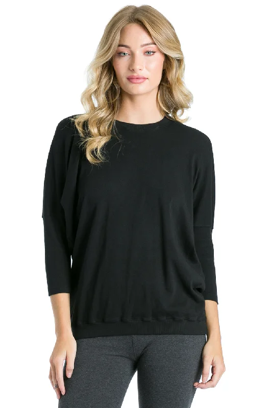 Drape Back 3/4 Sleeve T