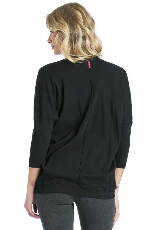 Drape Back 3/4 Sleeve T