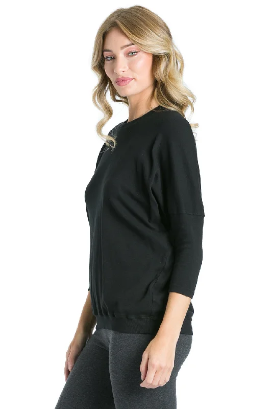 Drape Back 3/4 Sleeve T