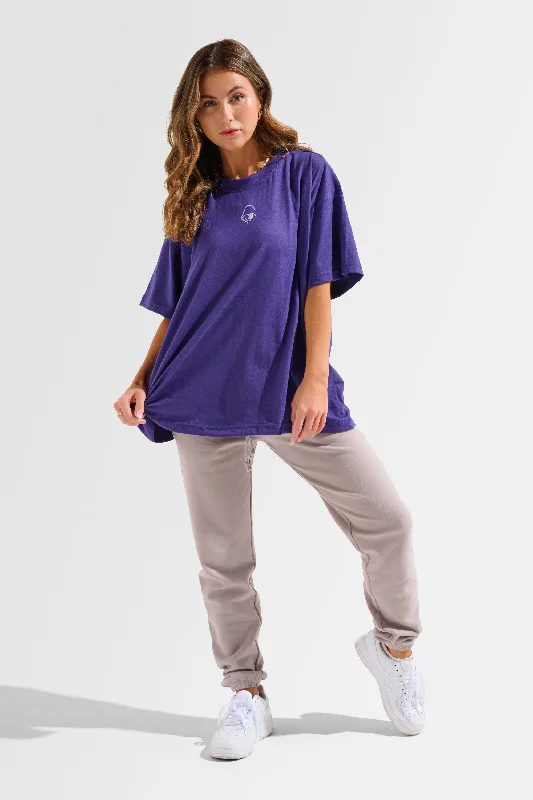 Adapt Oversized Tee - Purple