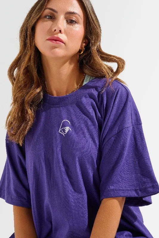 Adapt Oversized Tee - Purple