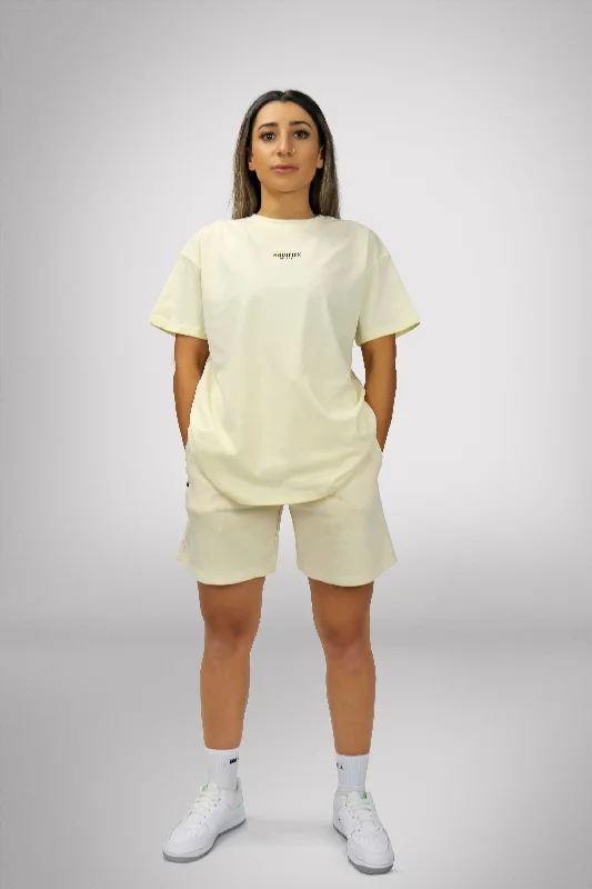 Basics Unisex Oversized T-Shirt - Buttercream