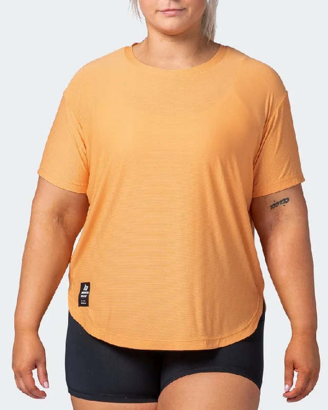 Level Up Training Tee - Apricot