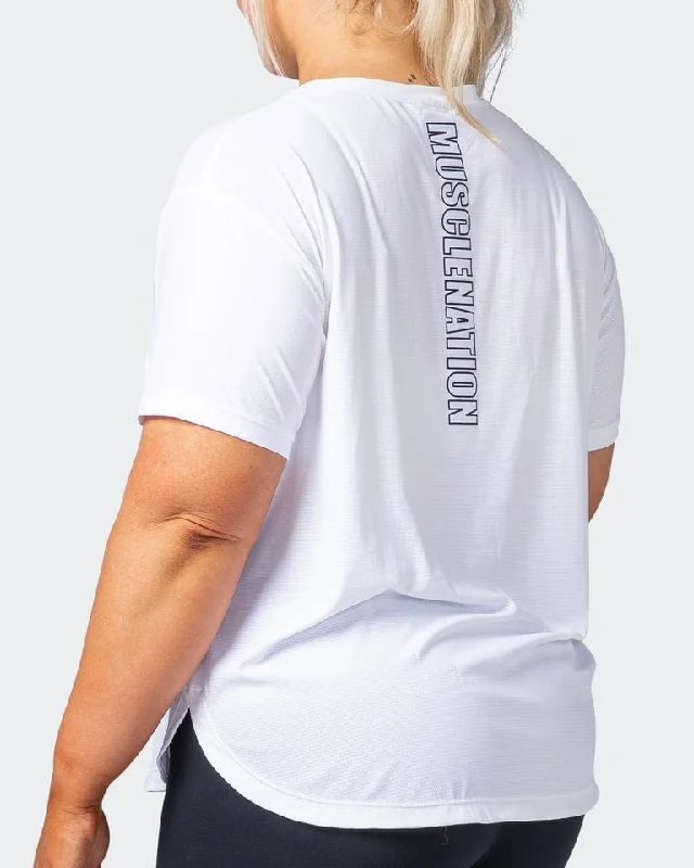 Level Up Training Tee - White