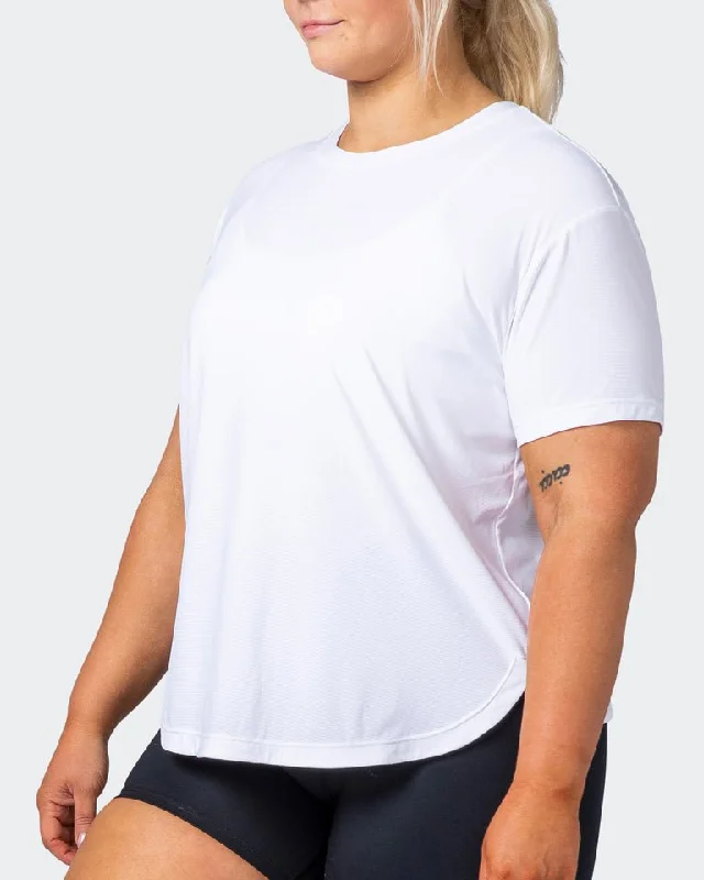 Level Up Training Tee - White