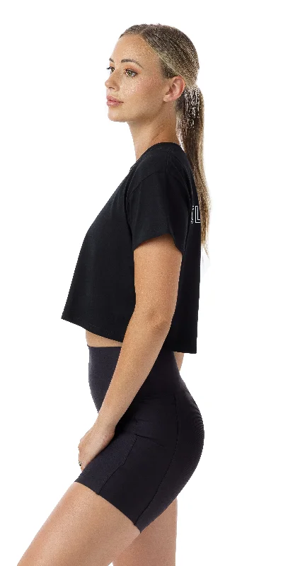 Midnight CL Active Crop Tee