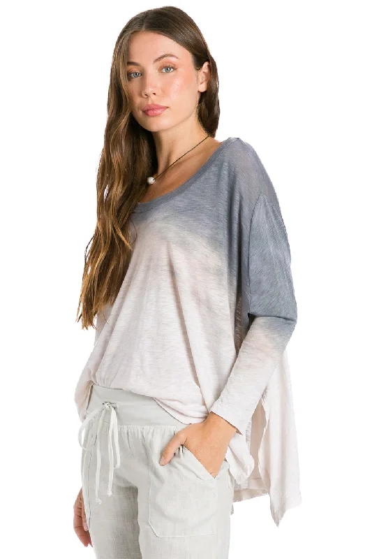 Oversized 3/4 Raglan Sleeve Slub T