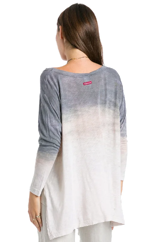 Oversized 3/4 Raglan Sleeve Slub T