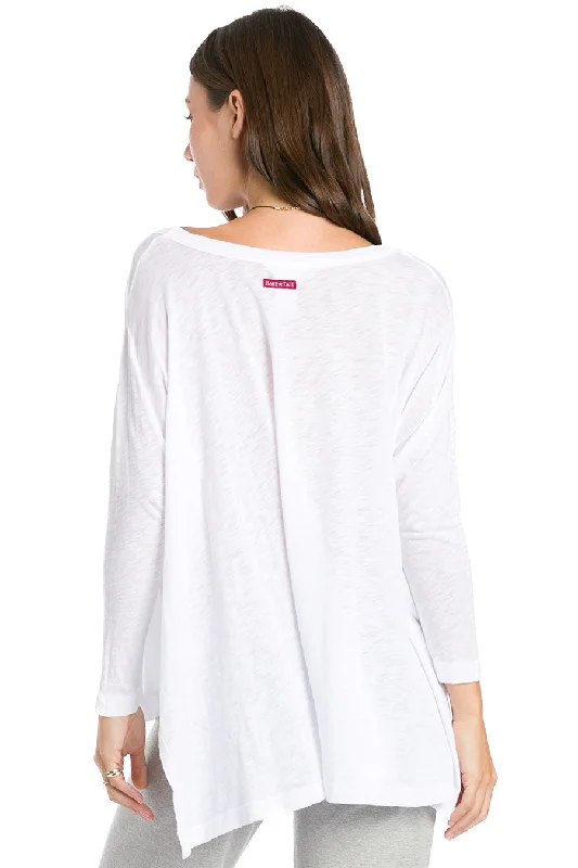 Oversized 3/4 Raglan Sleeve Slub T