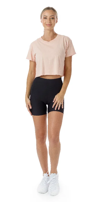 Pink CL Active Crop Tee