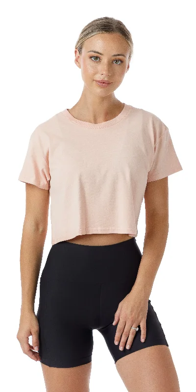 Pink CL Active Crop Tee