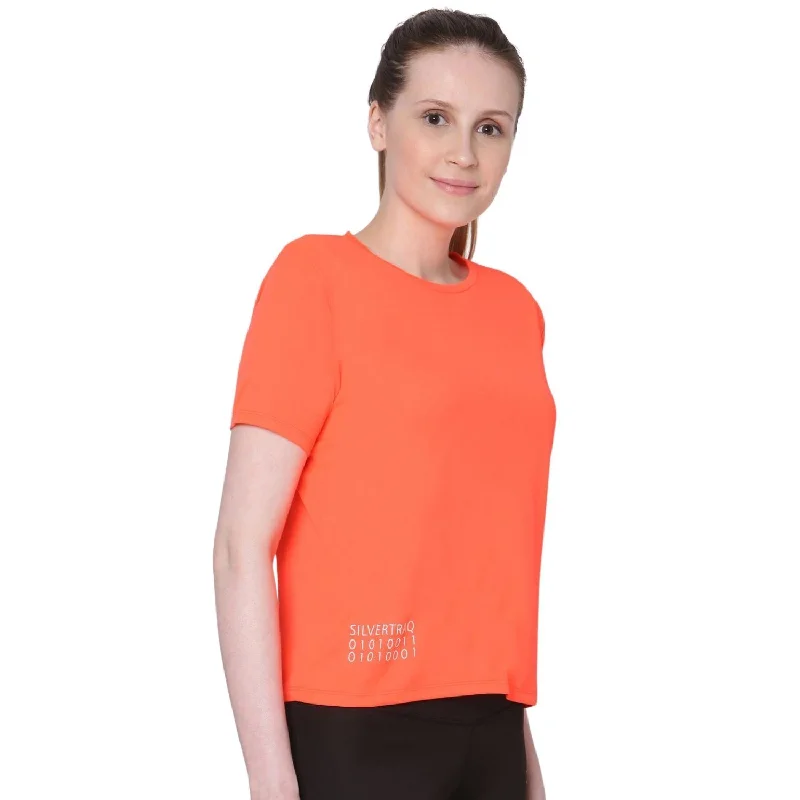 Silvertraq Script Tee Neon Orange