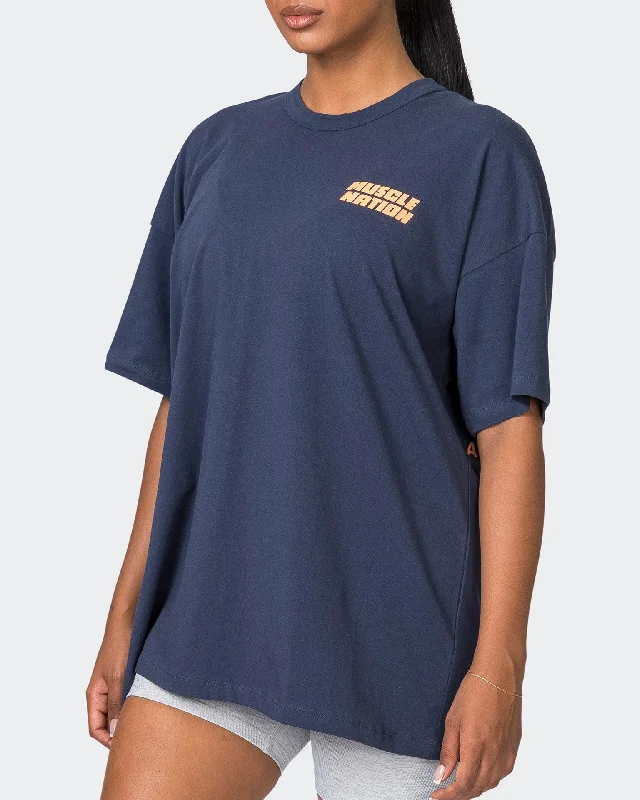 Womens Reset Oversized Midweight Tee - Spellbound