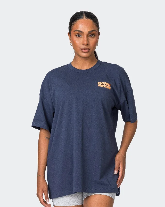 Womens Reset Oversized Midweight Tee - Spellbound