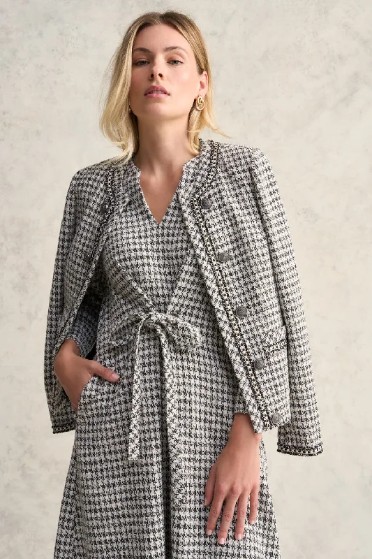 Houndstooth Ponte Dress