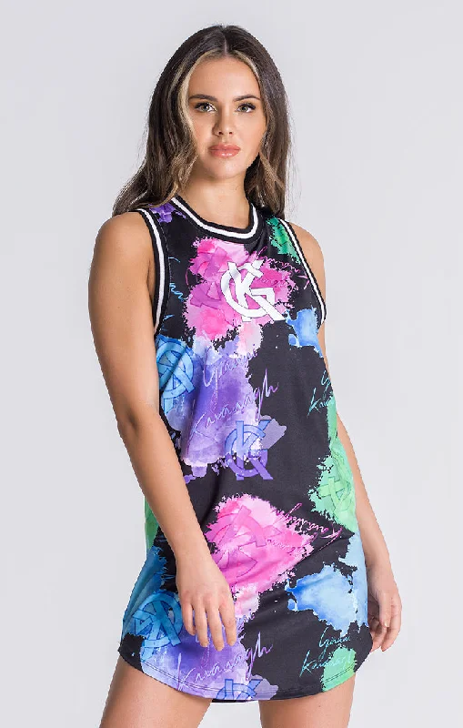 Black Candy Art Print Dress