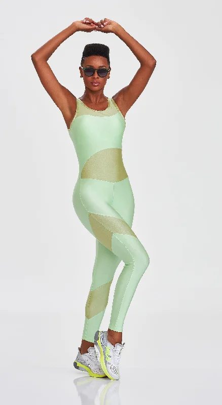 Jumpsuit Atlanta Asymmetric - Green