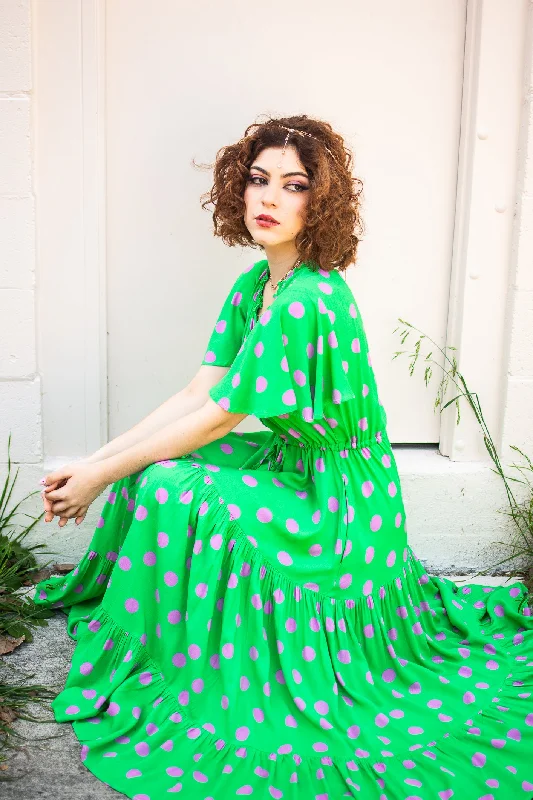 Katie Lime Maxi Dress