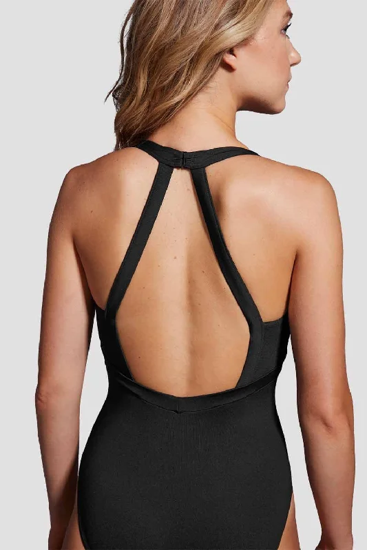 Ladies Mirella Black Label Halterneck Leotard