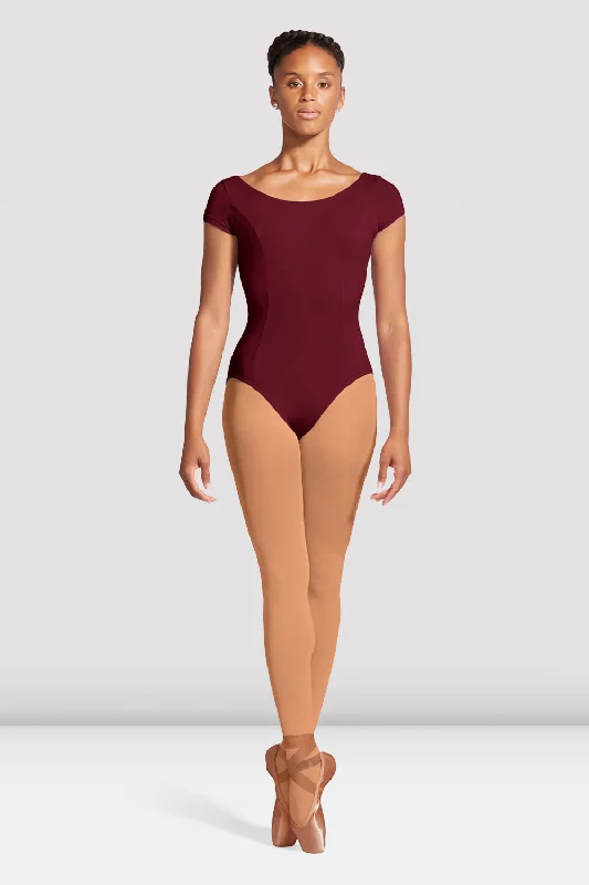 Ladies Mirella Cap Sleeve Princess Seam Leotard