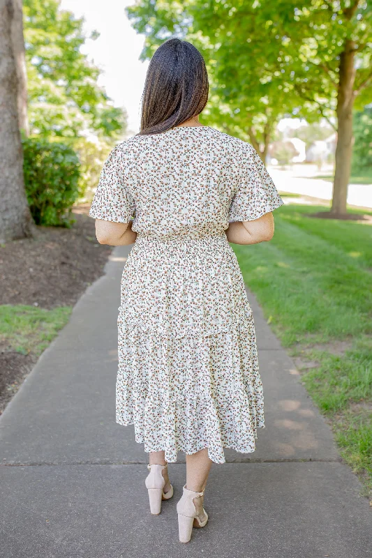 The Jemma in Almond Floral