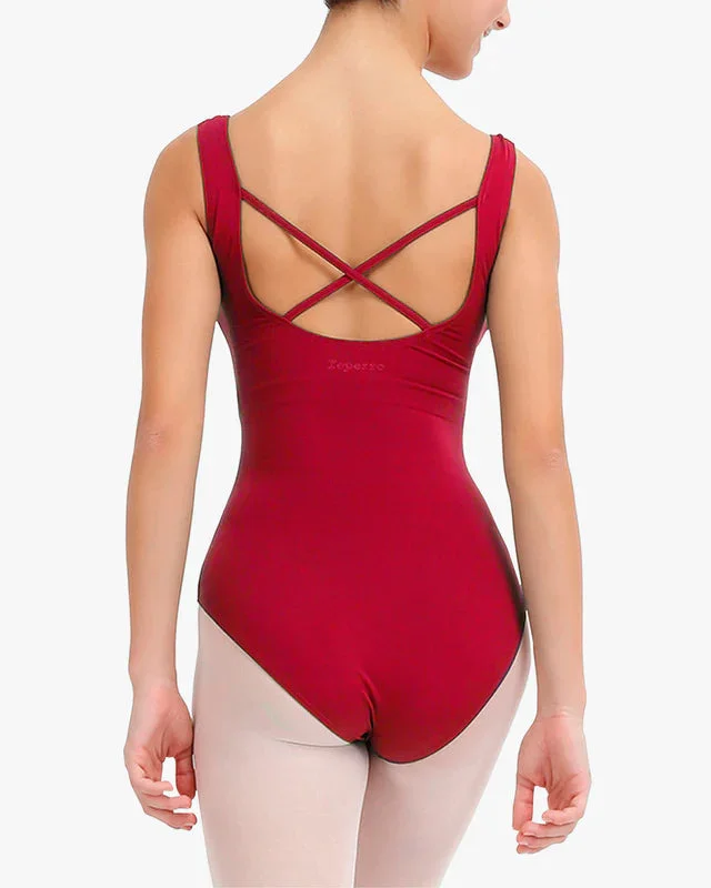 WIDE STRAPS LEOTARD