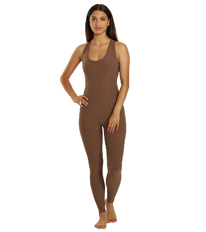 Year of Ours Stretch Onesie Taupe