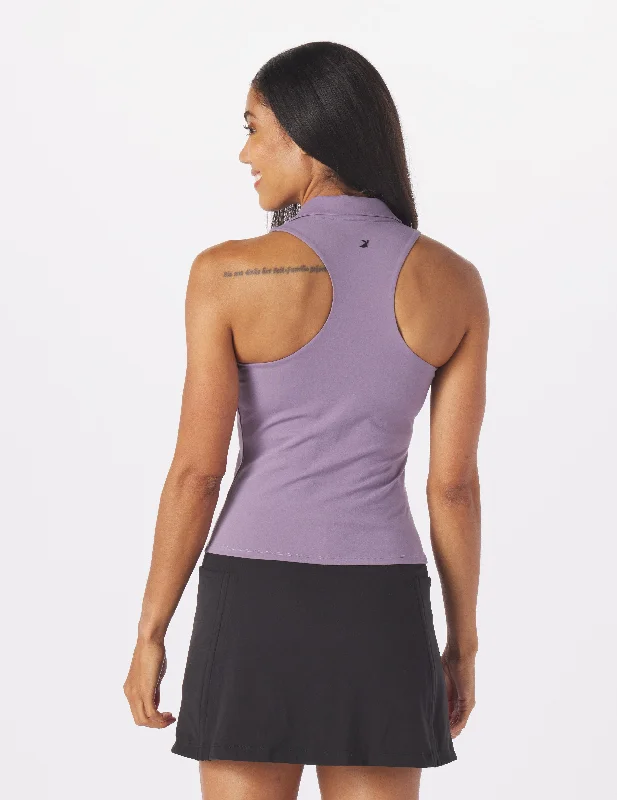 Ace Polo Tank: Amethyst