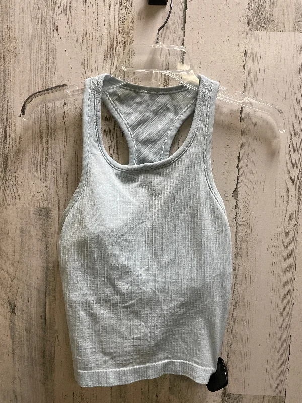 Athletic Tank Top By Lululemon In Blue, Size: 8