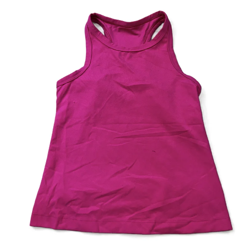 Athletic Tank Top By Lululemon In Pink, Size: M