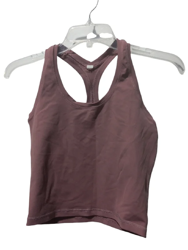 Athletic Tank Top By Lululemon In Purple, Size: 4