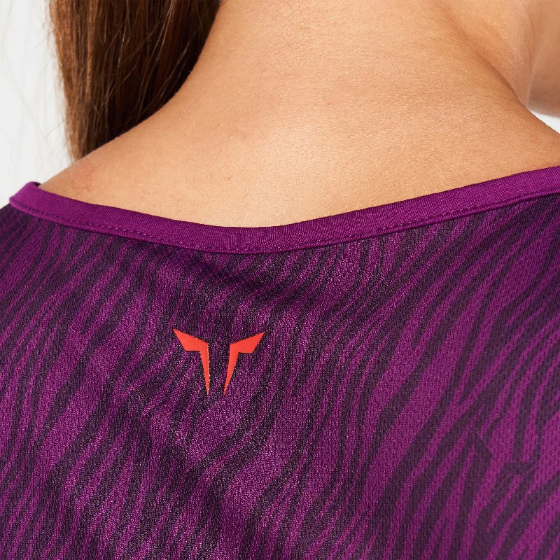 Core Open Back Tank - Dark Purple