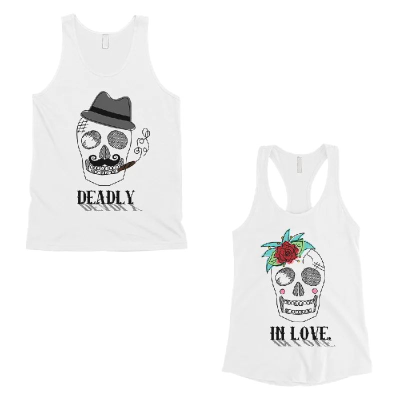 Deadly In Love Matching Couple Tank Tops