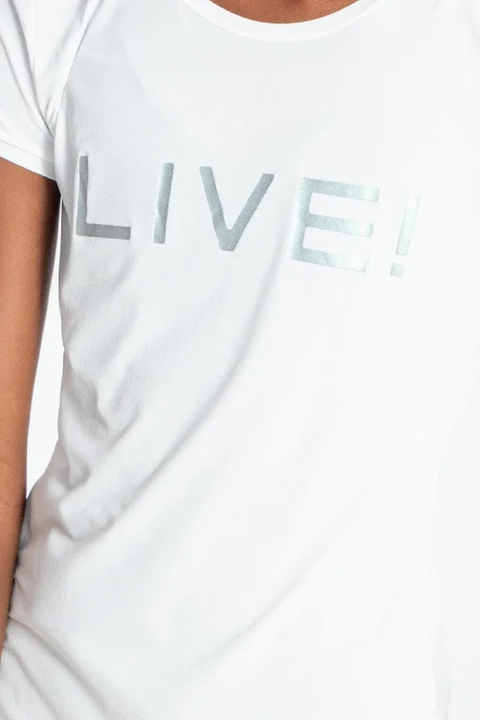 LIVE! Holographic Basic T-Shirt