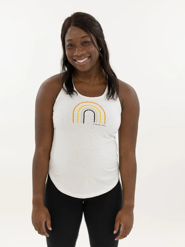 CorePower Yoga Rainbow Crossback Tank