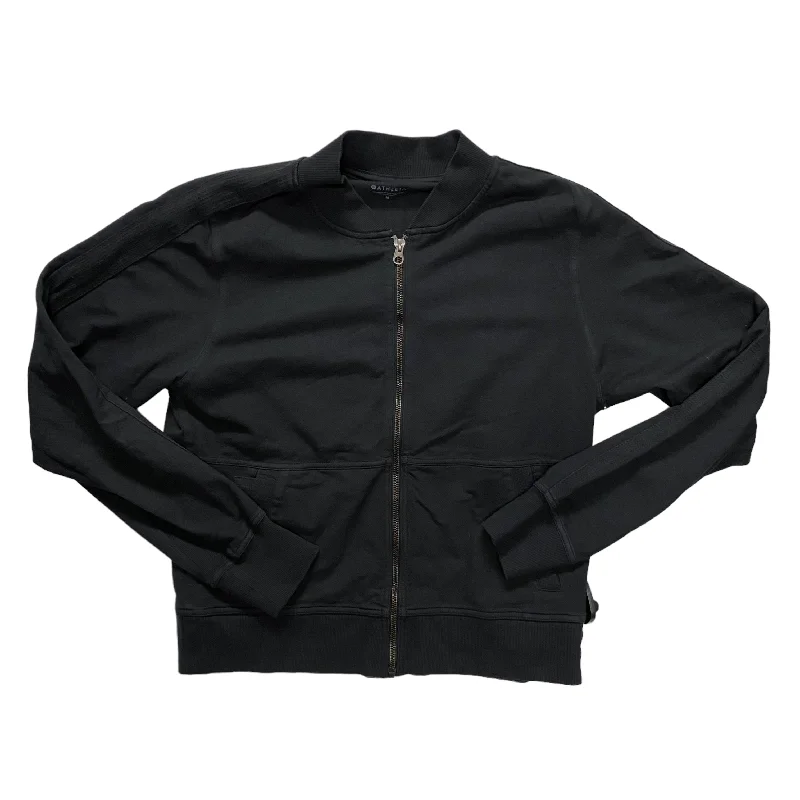 Athletic Jacket By Athleta In Black, Size: M