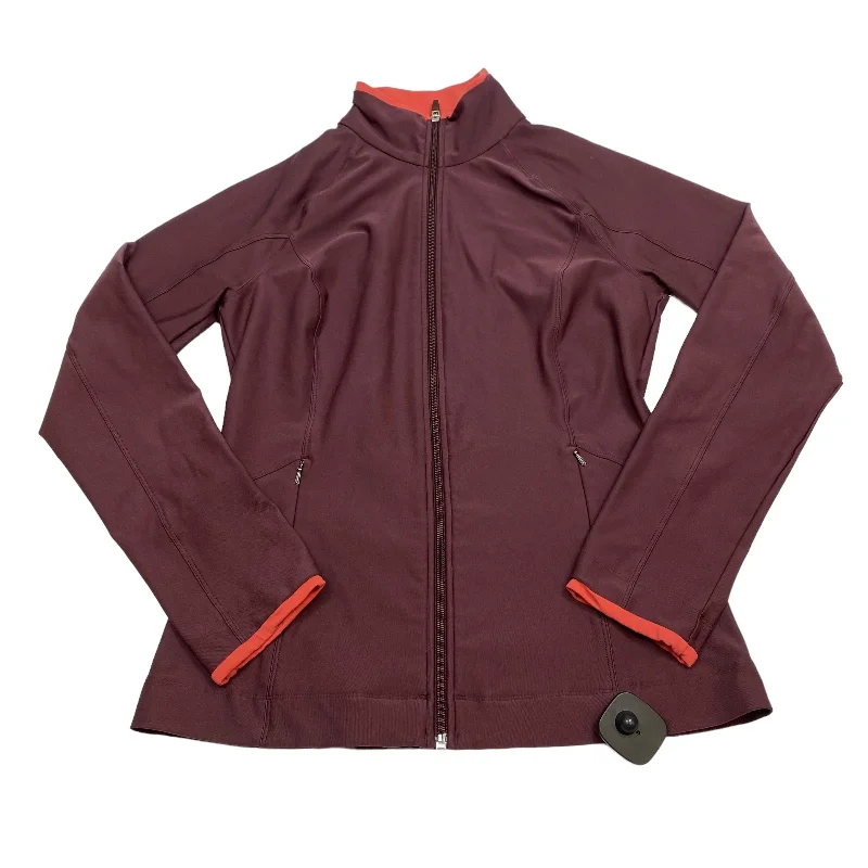 Athletic Jacket By Lucy In Red, Size: S