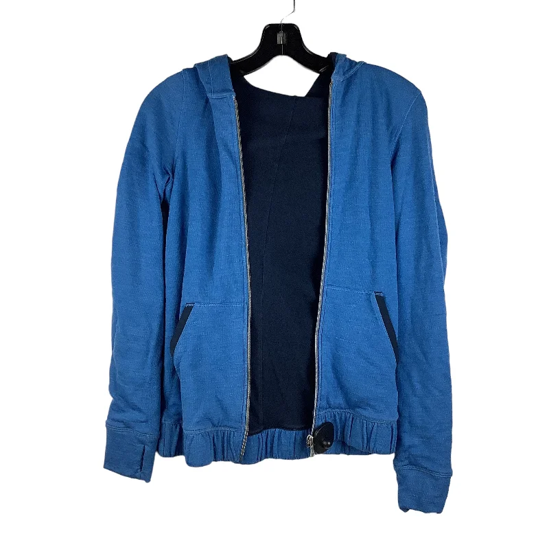 Athletic Jacket By Lululemon In Blue