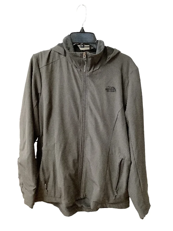 Athletic Jacket By The North Face In Grey, Size: Xl