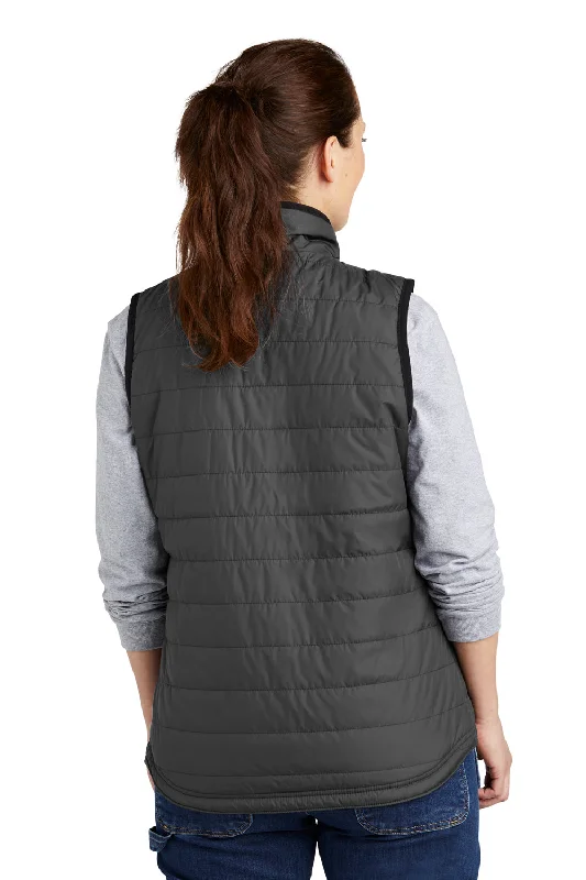 Carhartt Womens Gilliam Wind & Water Resistant Full Zip Vest - Shadow Grey