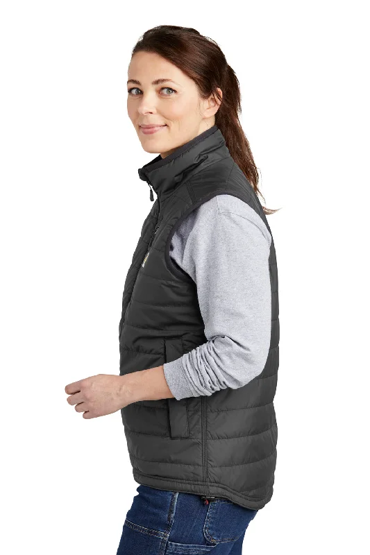 Carhartt Womens Gilliam Wind & Water Resistant Full Zip Vest - Shadow Grey