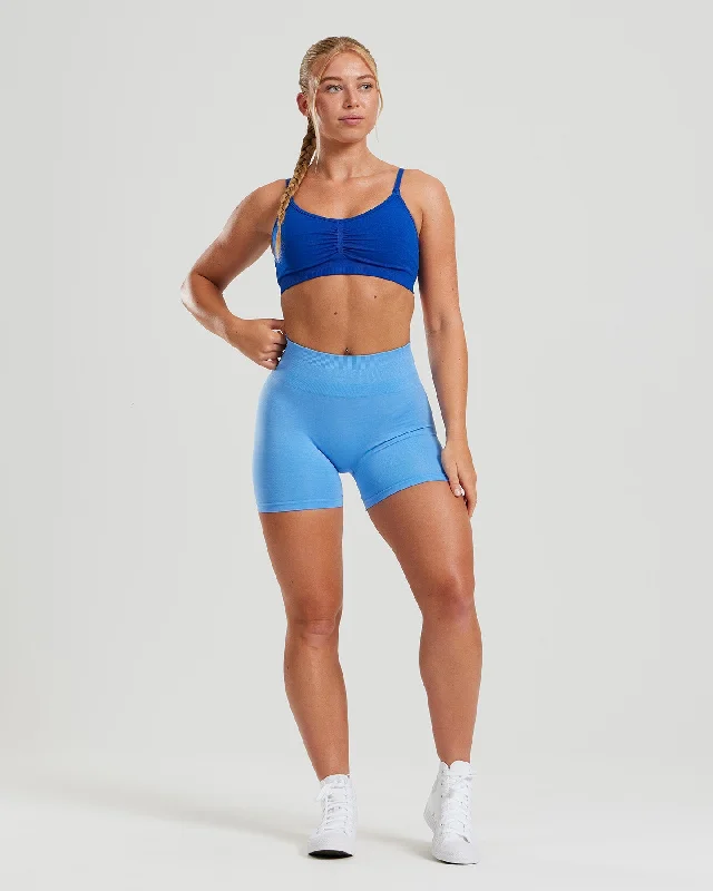 Define Scrunch Seamless Bralette | Electric Blue