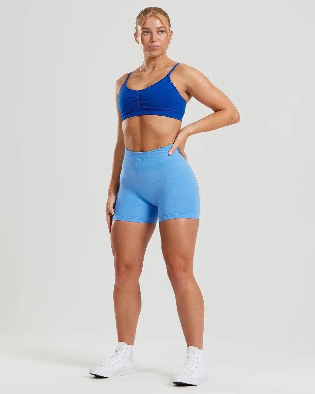 Define Scrunch Seamless Shorts | Sky Blue