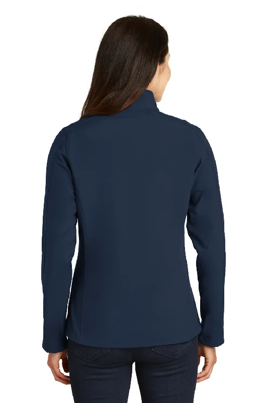 Port Authority Womens Core Wind & Water Resistant Full Zip Jacket - Dress Navy Blue