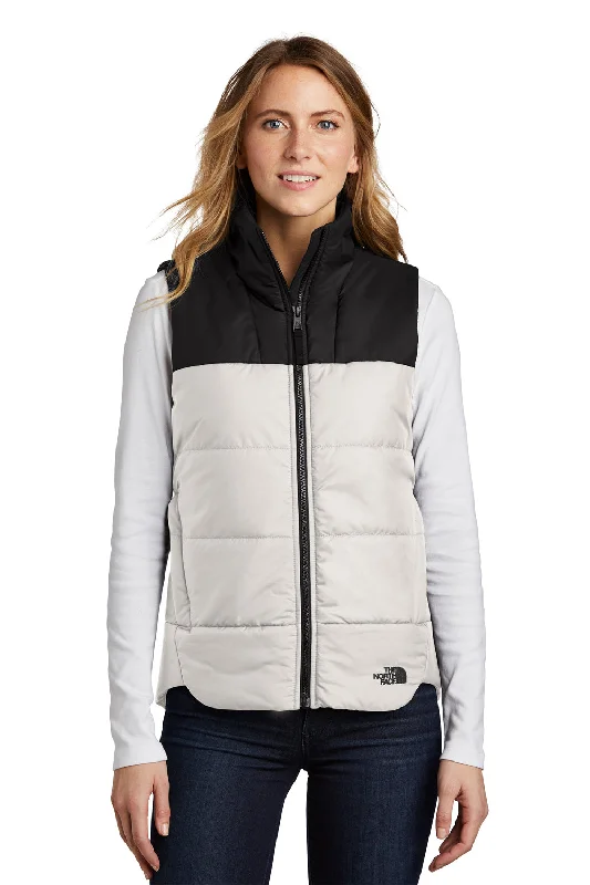 The North Face Womens Water Resistant Everyday Insulated Full Zip Vest - Vintage White