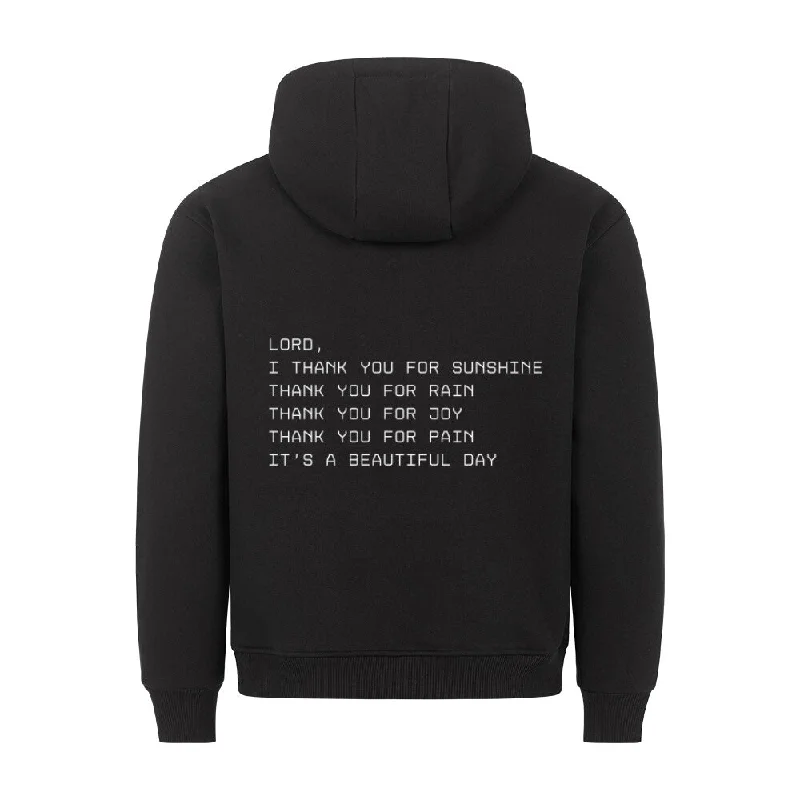 Beautiful Day Hoodie Front- und BackPrint