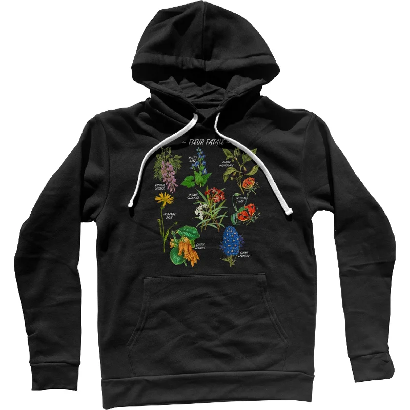 Fleur Fatale Toxic Botanical Chart Unisex Hoodie