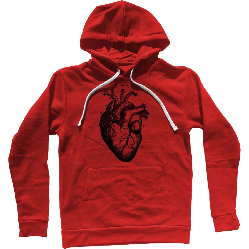 Heart Anatomy Diagram Unisex Hoodie