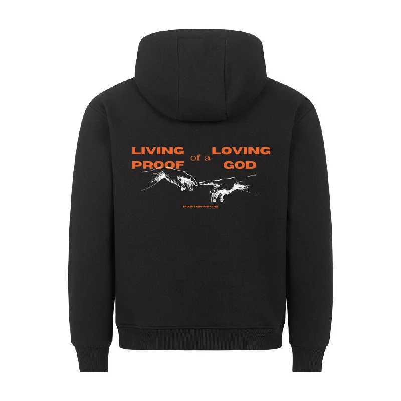 Living Loving God Hoodie BackPrint