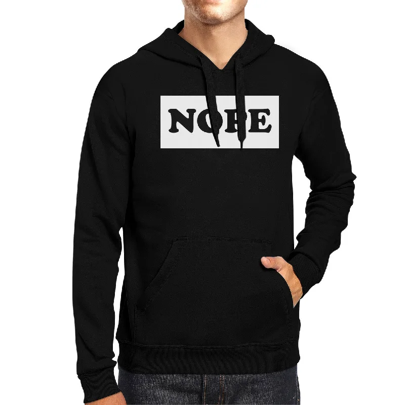 Nope Hoodie Trendy Unisex Hooded Sweater Back To School Outfit